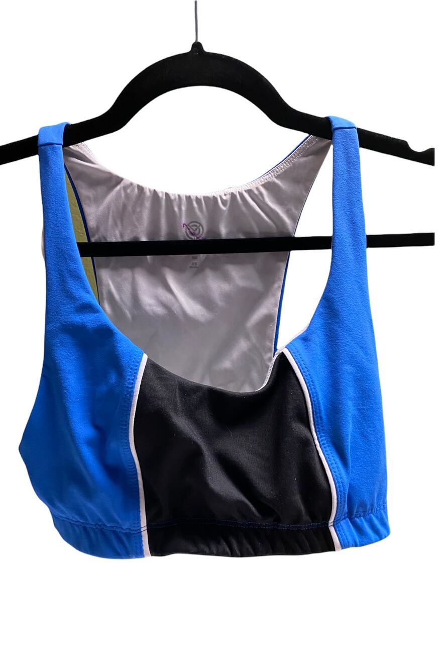 Year of Ours Sports Bra Women's Size XS Colorblock Yos U-Neck Racer Back Stretch